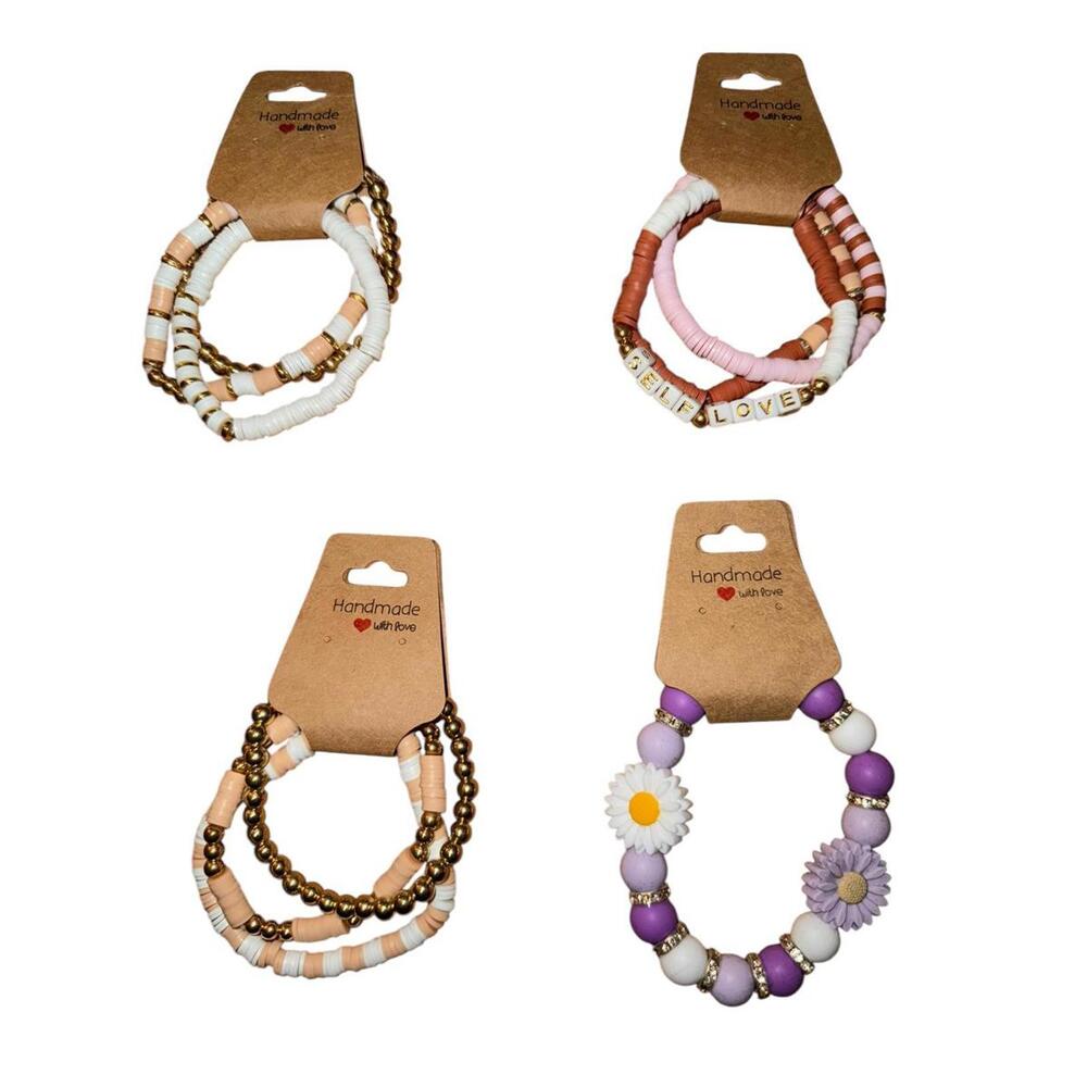 Handmade Colorful Beaded Bracelet Sets